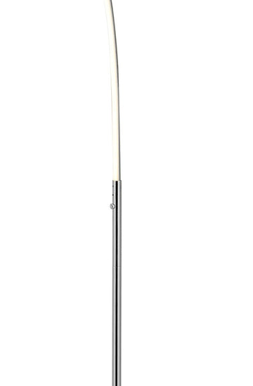 Curva 64" Metal Minimalist Modern LED Integrated Floor Lamp - JONATHAN Y